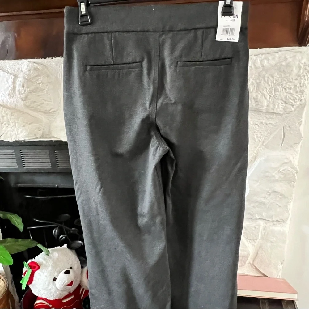 Gloria Vanderbilt Gray Wide-Leg Trouser Pants NWT Size 8 - Picture 2 of 11